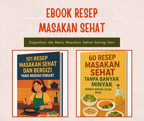 Jual Ebook Resep Masakan Sehat Dan Bergizi Di Tarakan | Tinggal Download